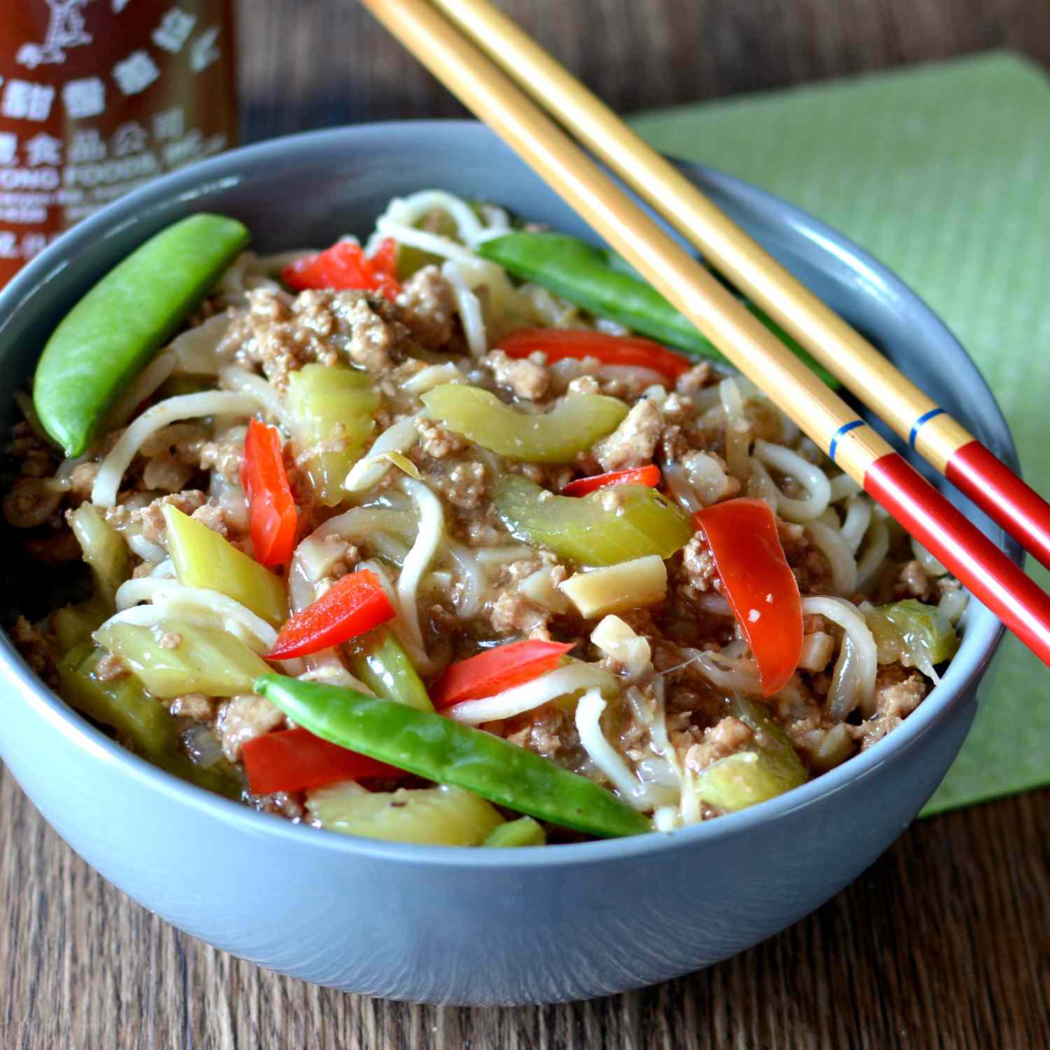 Quick Ground Turkey Lo Mein