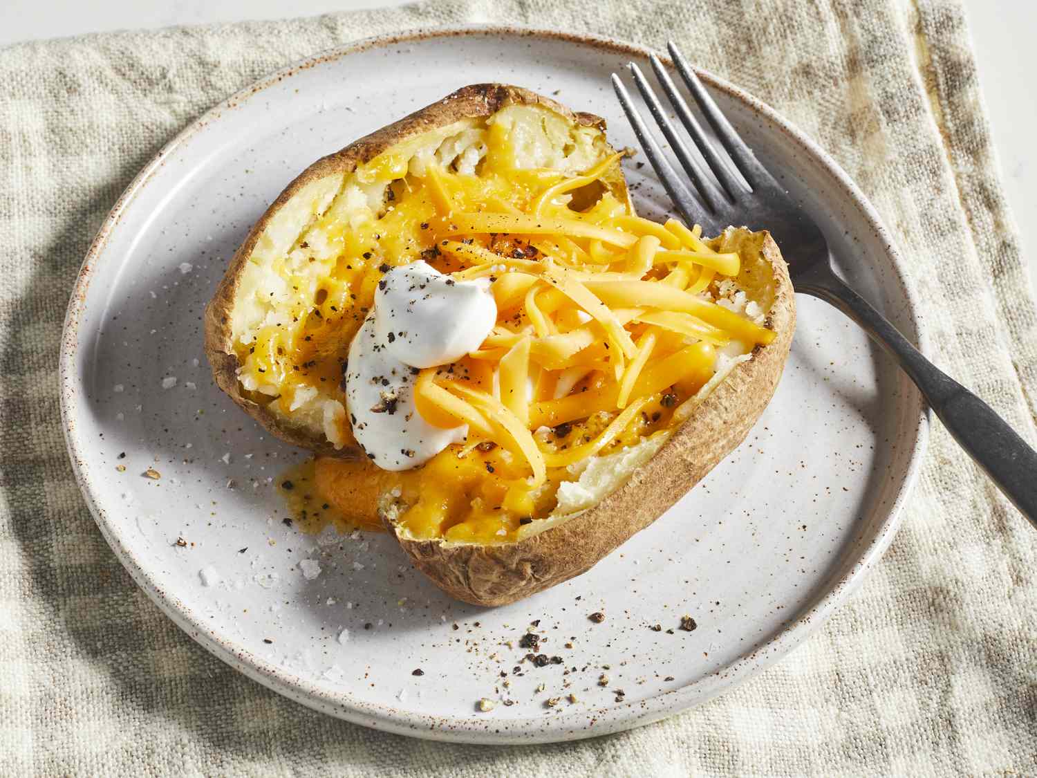 Quick Microwave Baked Potato