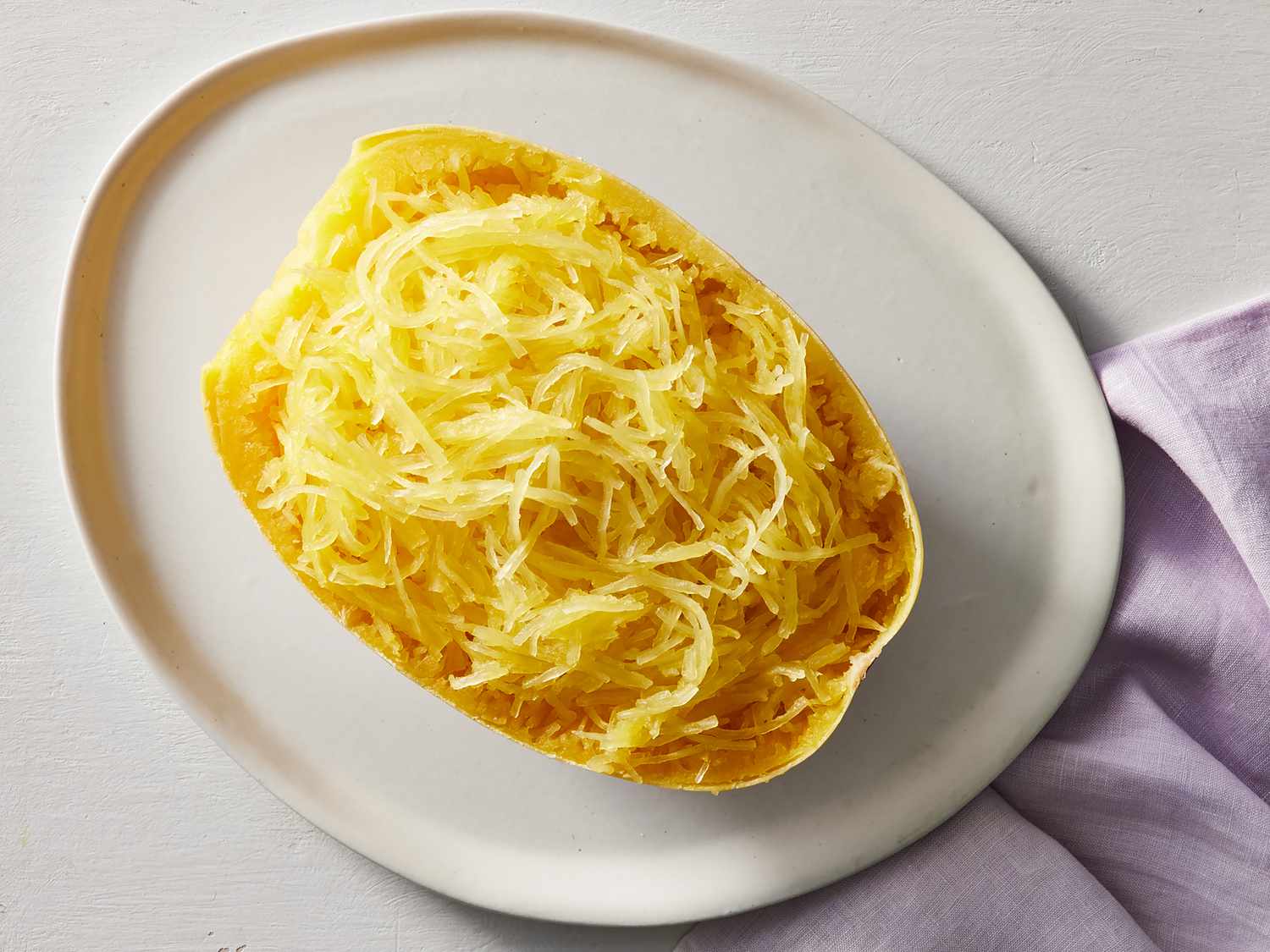 Quick Microwave Spaghetti Squash