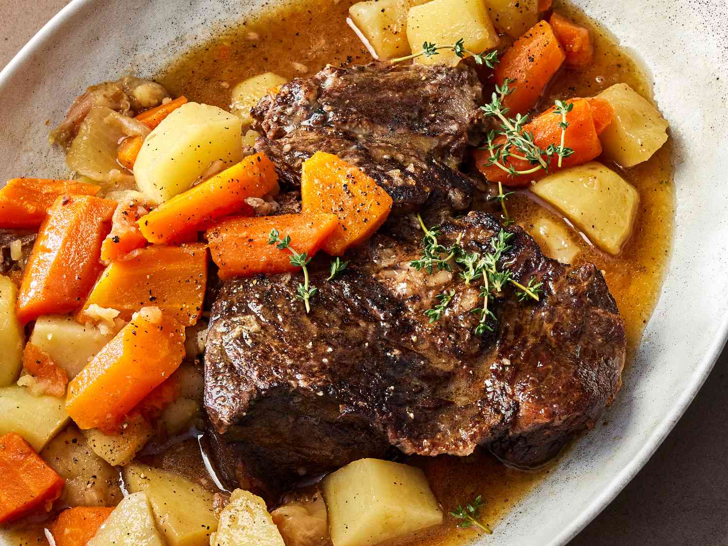 Quick Pressure Cooker Pot Roast