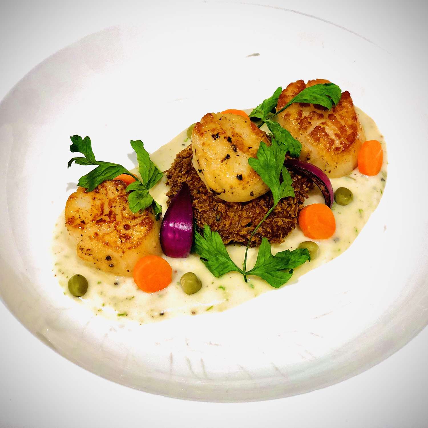 Quick Seared Scallops
