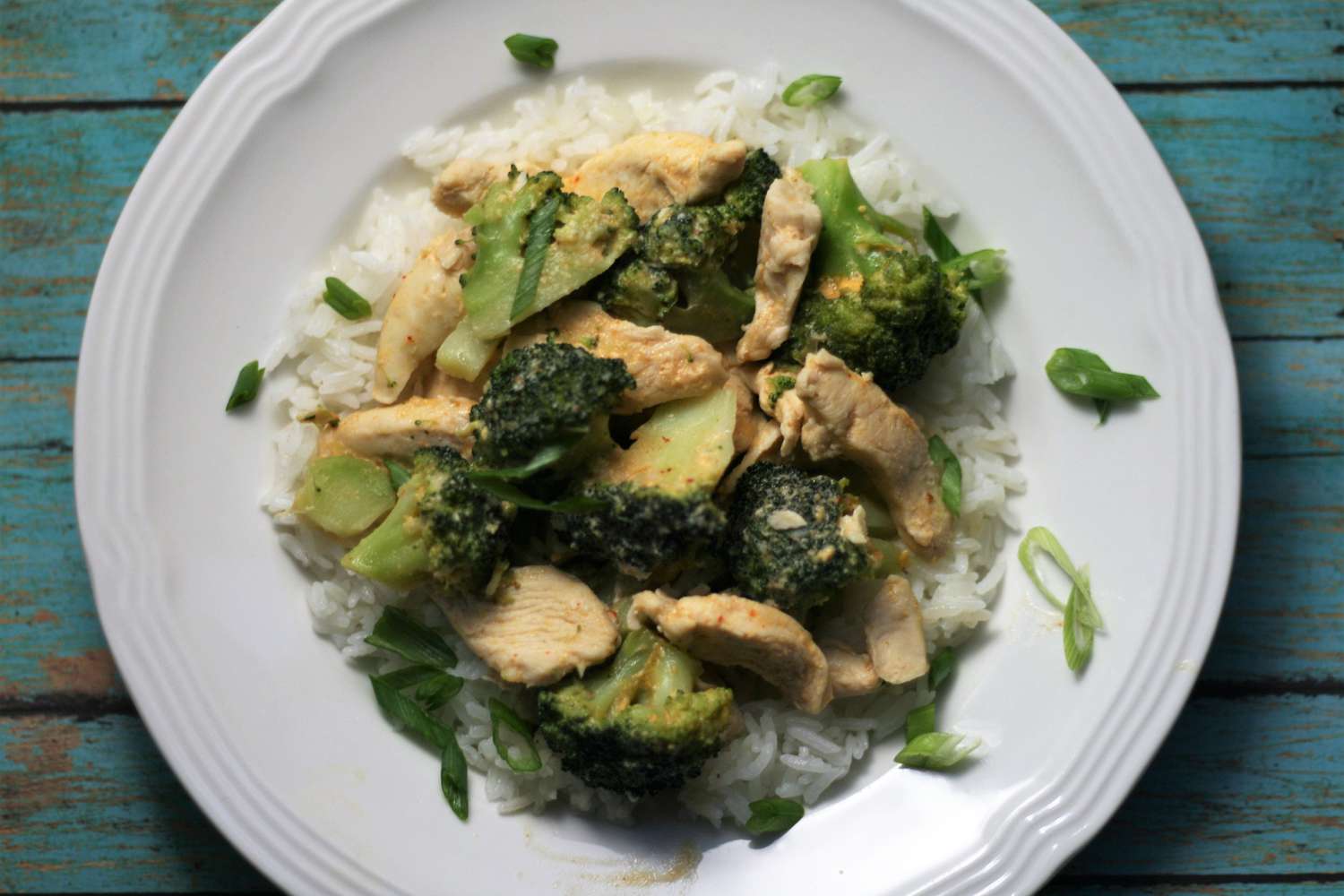Quick Thai Chicken Curry with Broccoli
