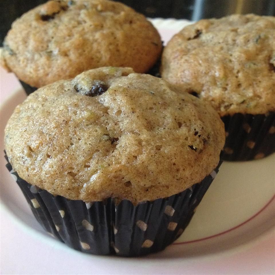 Raisin Zucchini Muffins