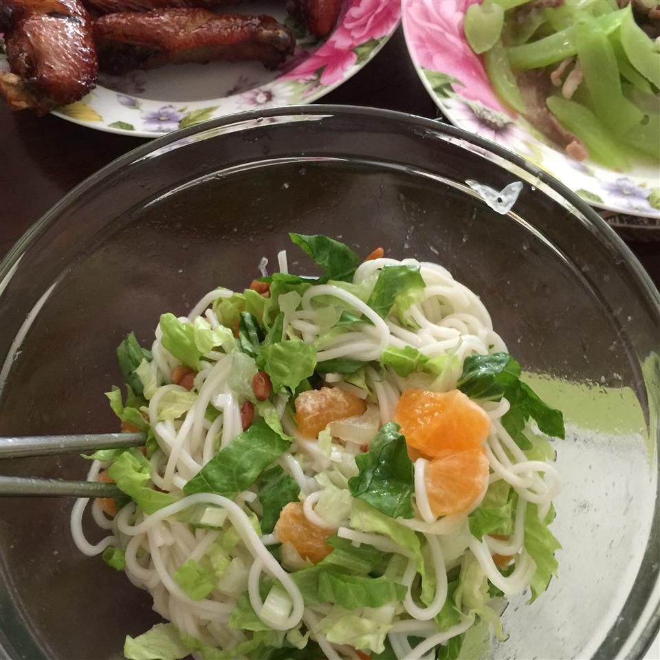 Ramen Noodle Salad with Mandarin Oranges