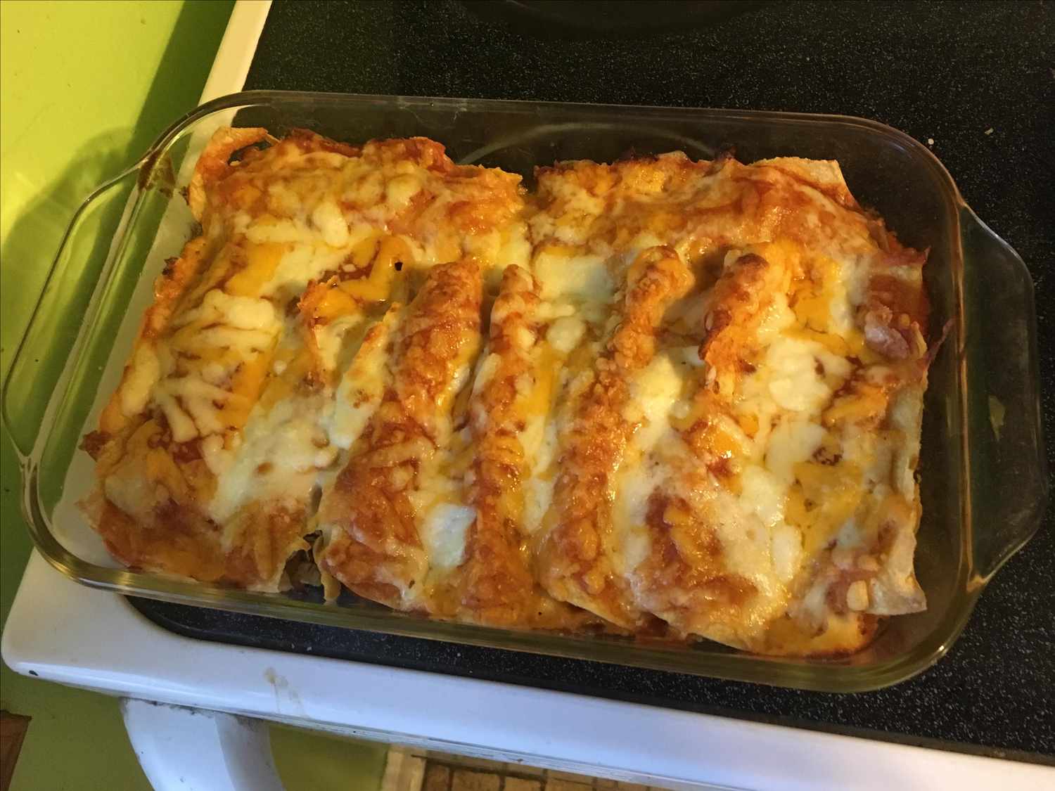 Ranch Bacon Chicken Enchiladas