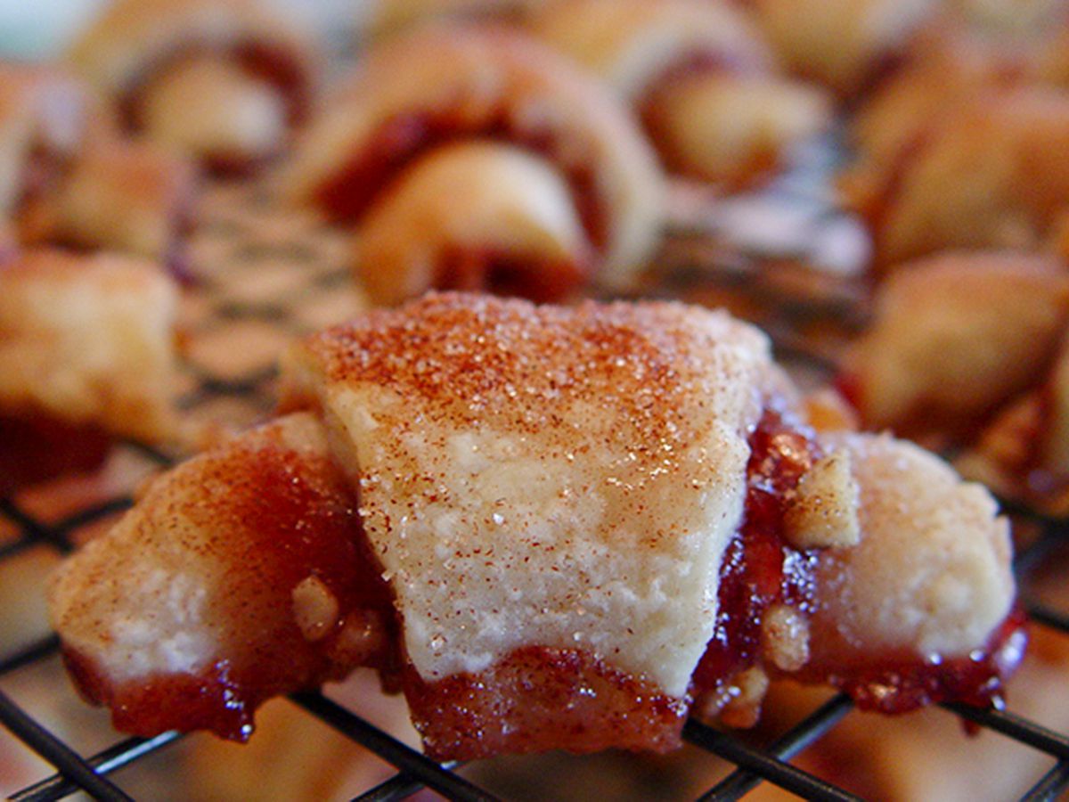 Raspberry Apricot Rugelach