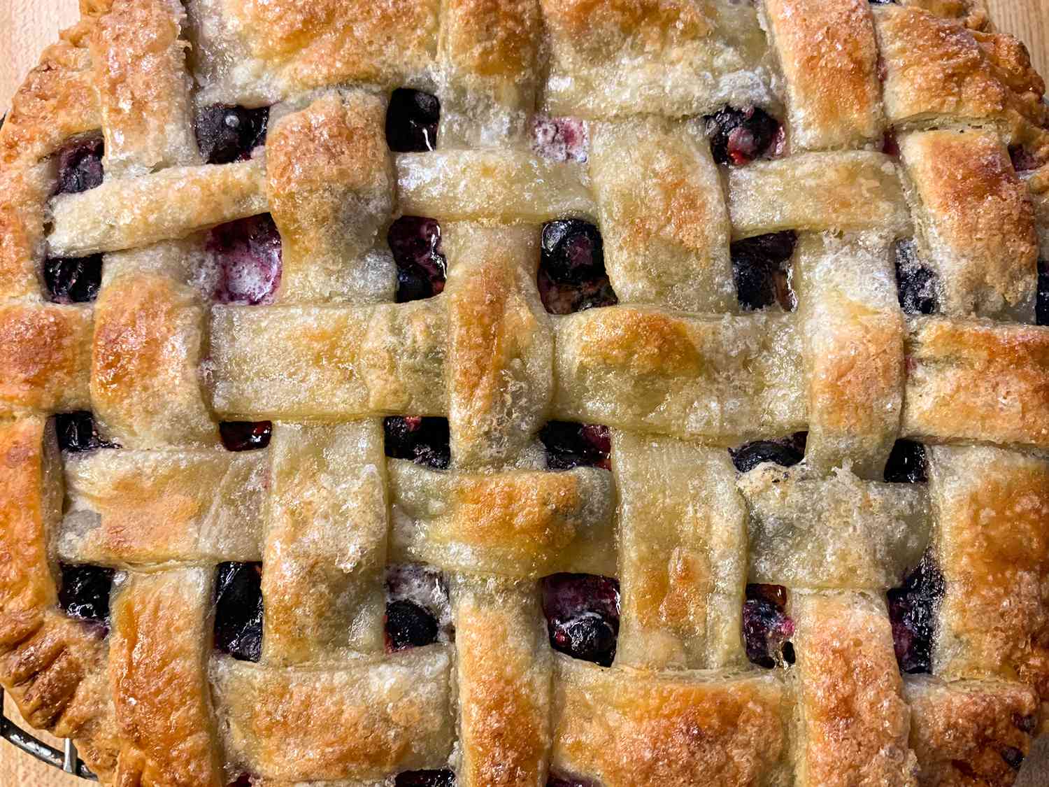 Raspberry Blueberry Pie