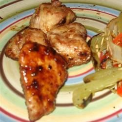 Raspberry Chicken with Coconut Rice