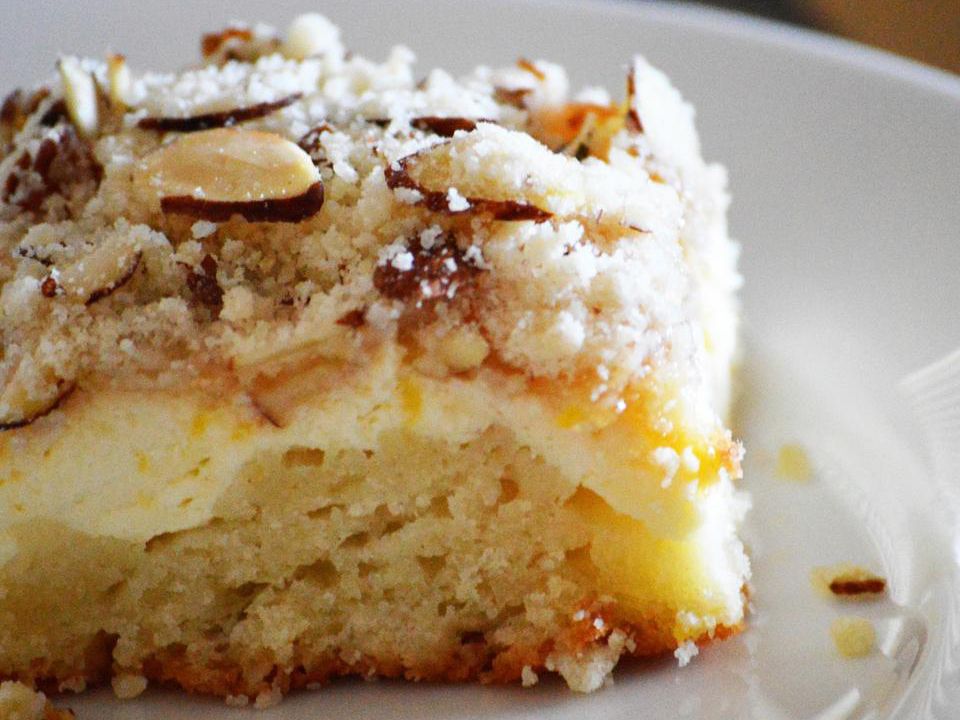 Raspberry Cream Coffee Cake