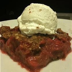 Raspberry Rhubarb Crisp