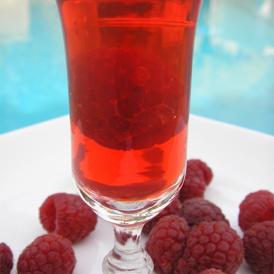 Raspberry Vodka Shots