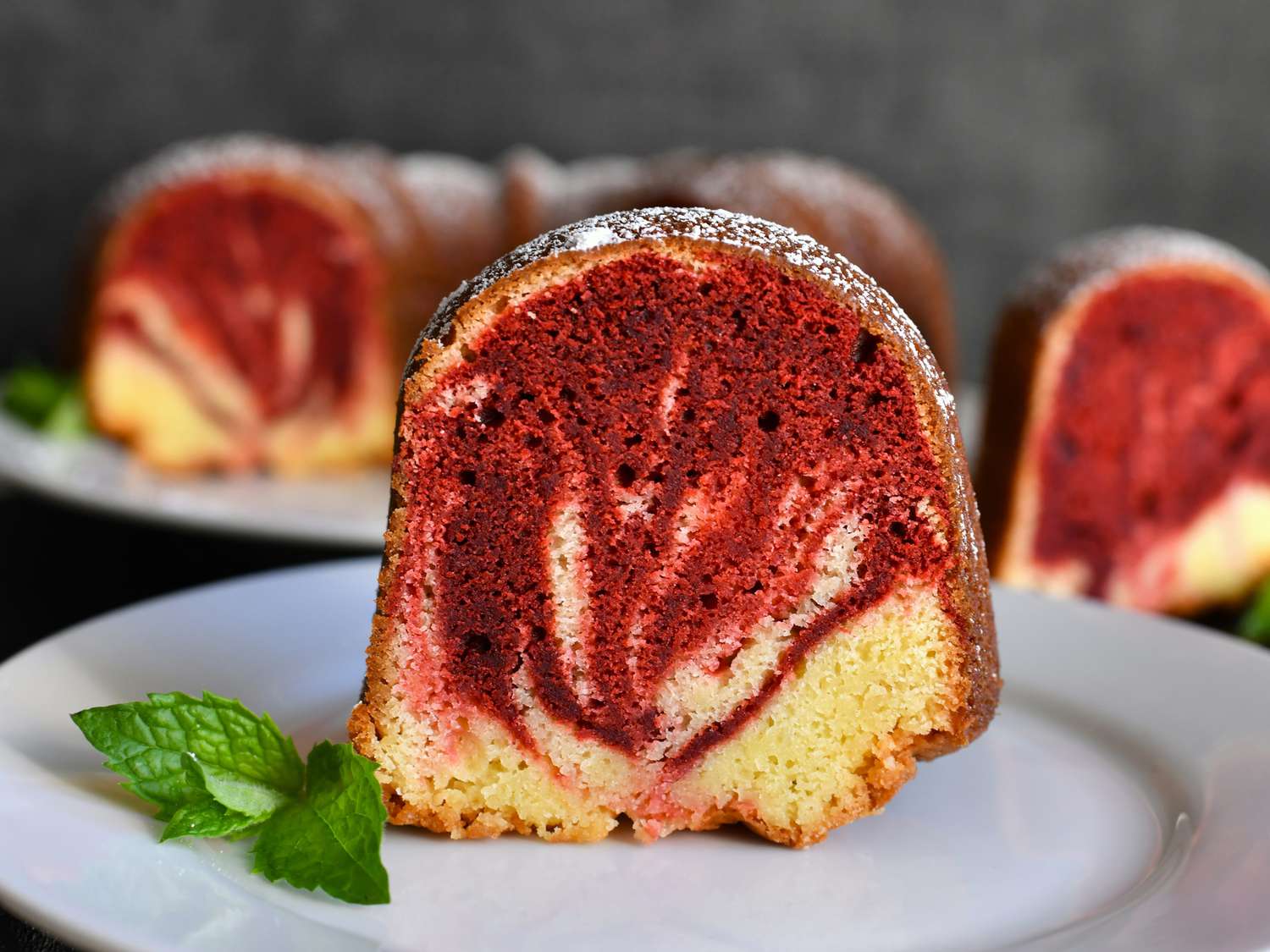 Red Velvet Swirl Cake