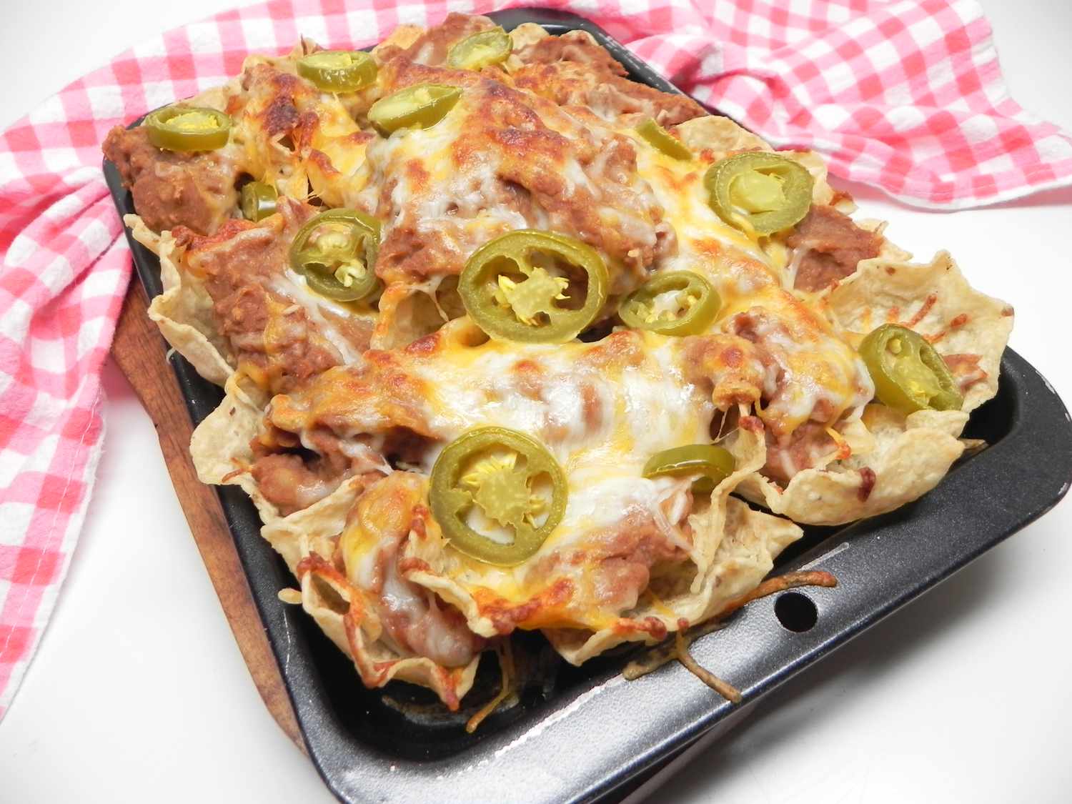 Refried Bean Nachos
