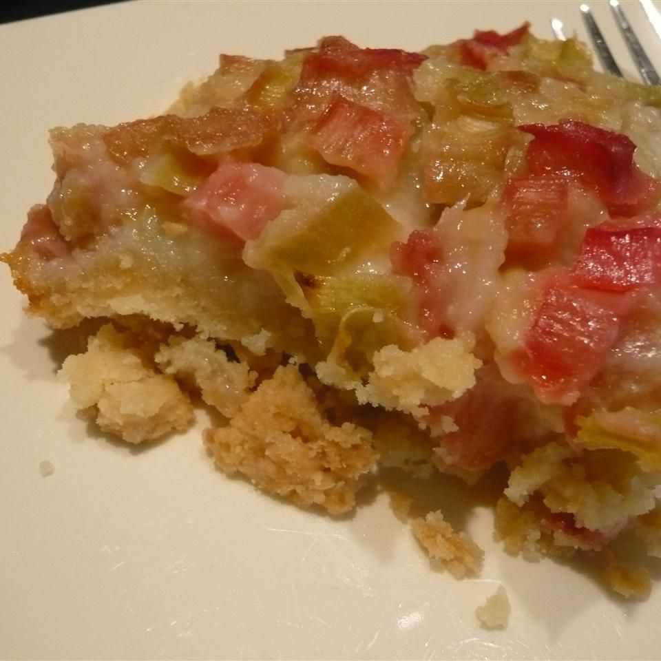 Rhubarb Cream Torte