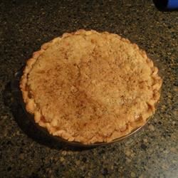 Rhubarb Custard Crumb Pie