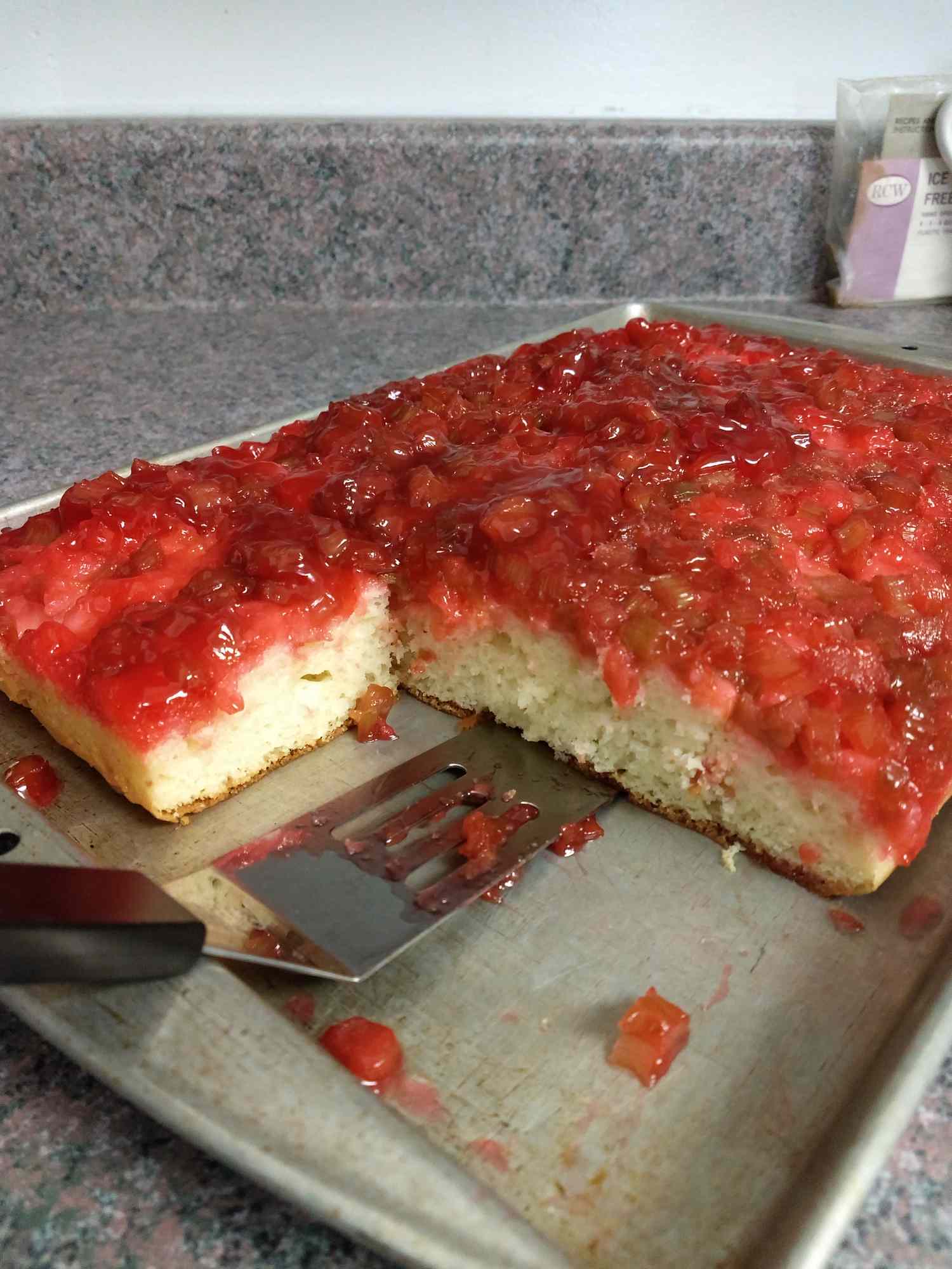 Rhubarb Upside-Down Cake