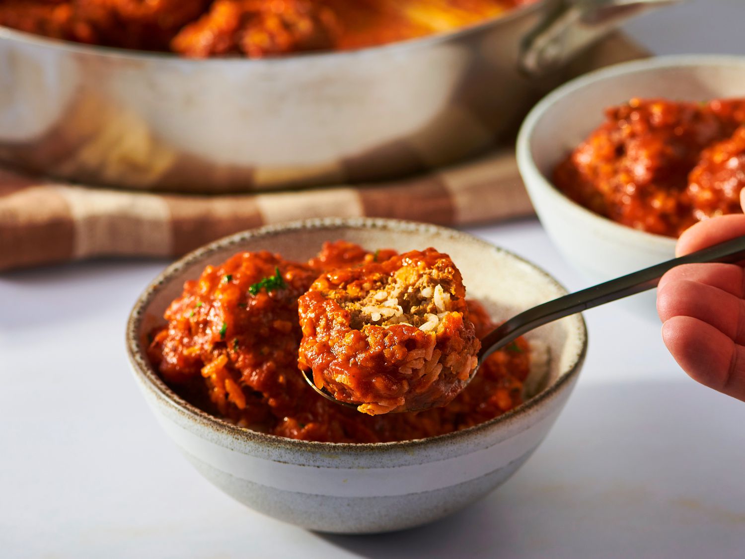 Rice-Stuffed Meatballs