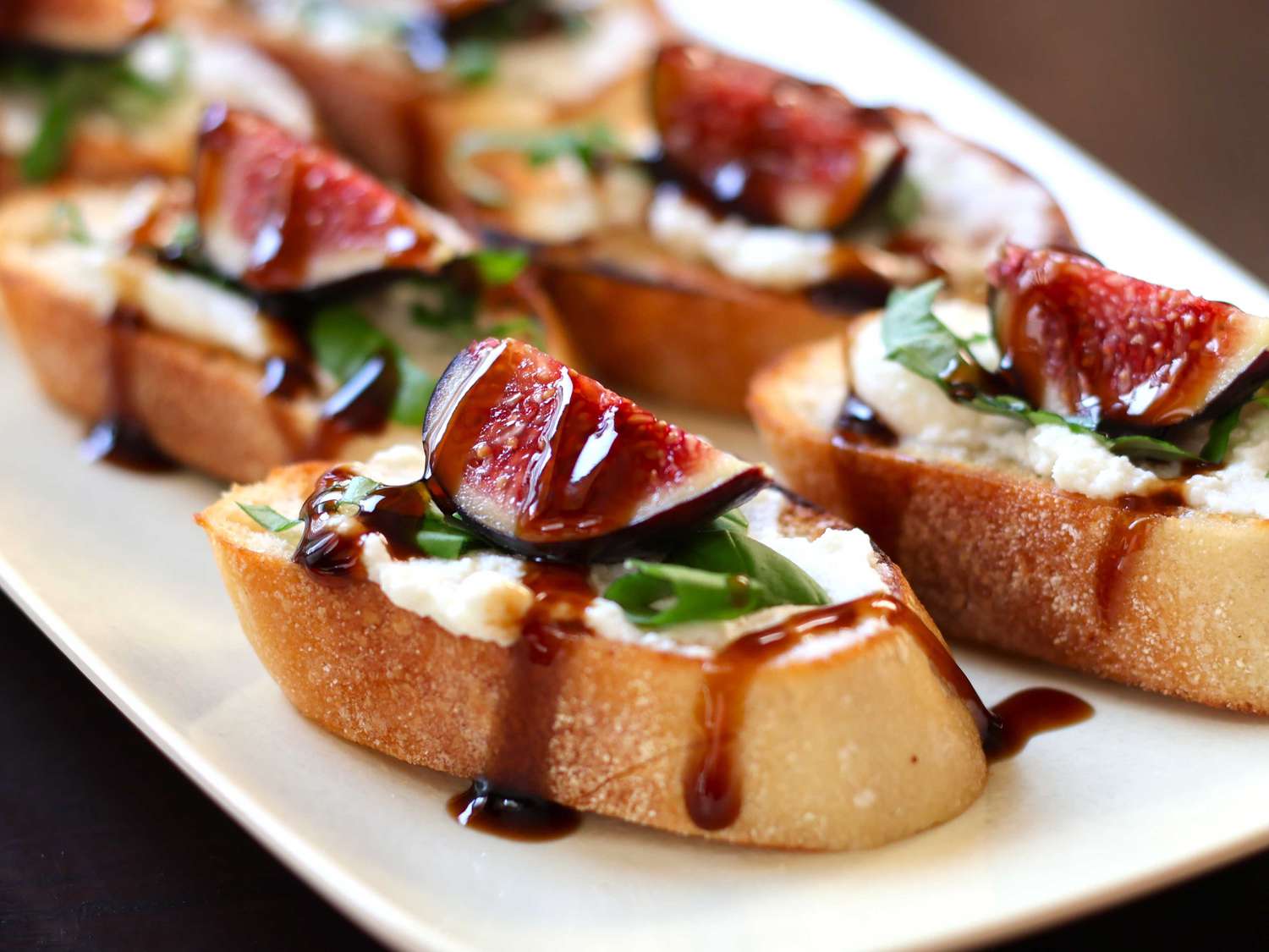 Ricotta and Fig Crostini