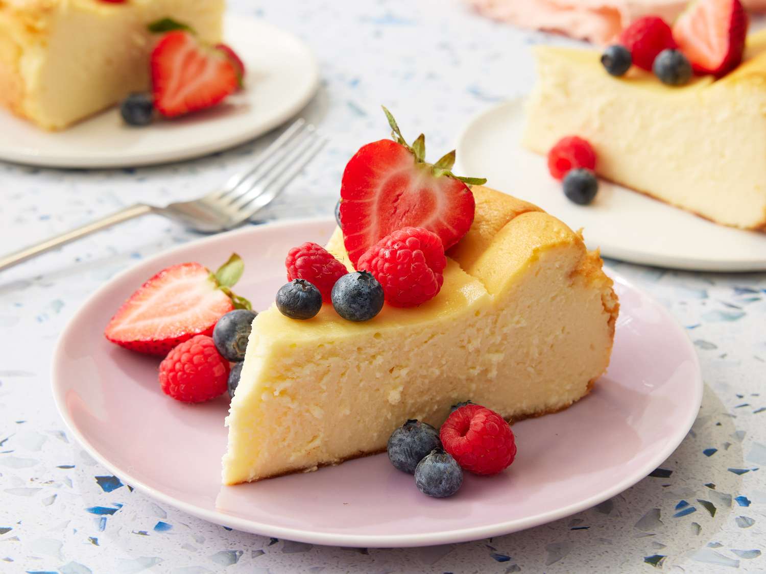 Ricotta Cream Cheese Cheesecake