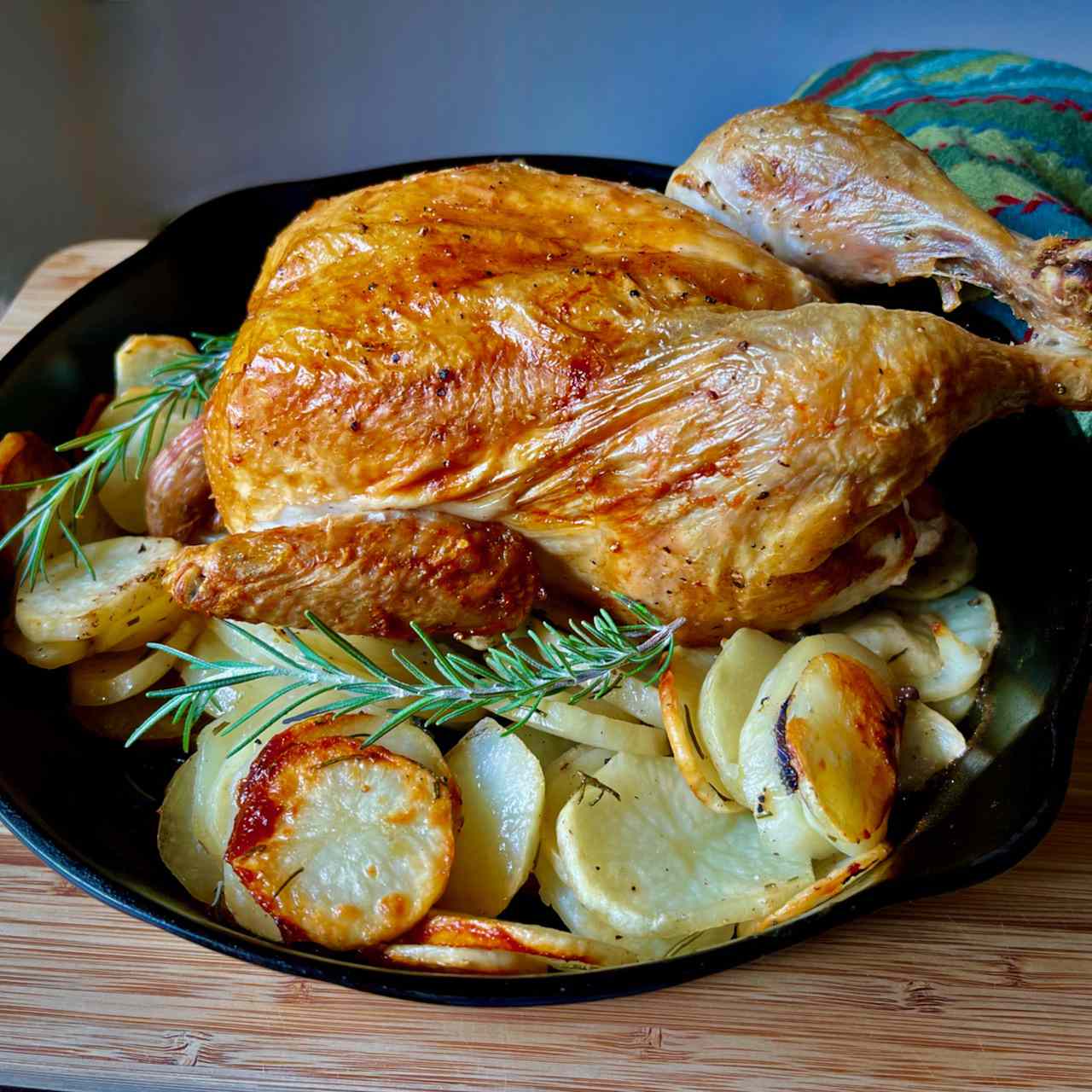 Roast Chicken with Potatoes