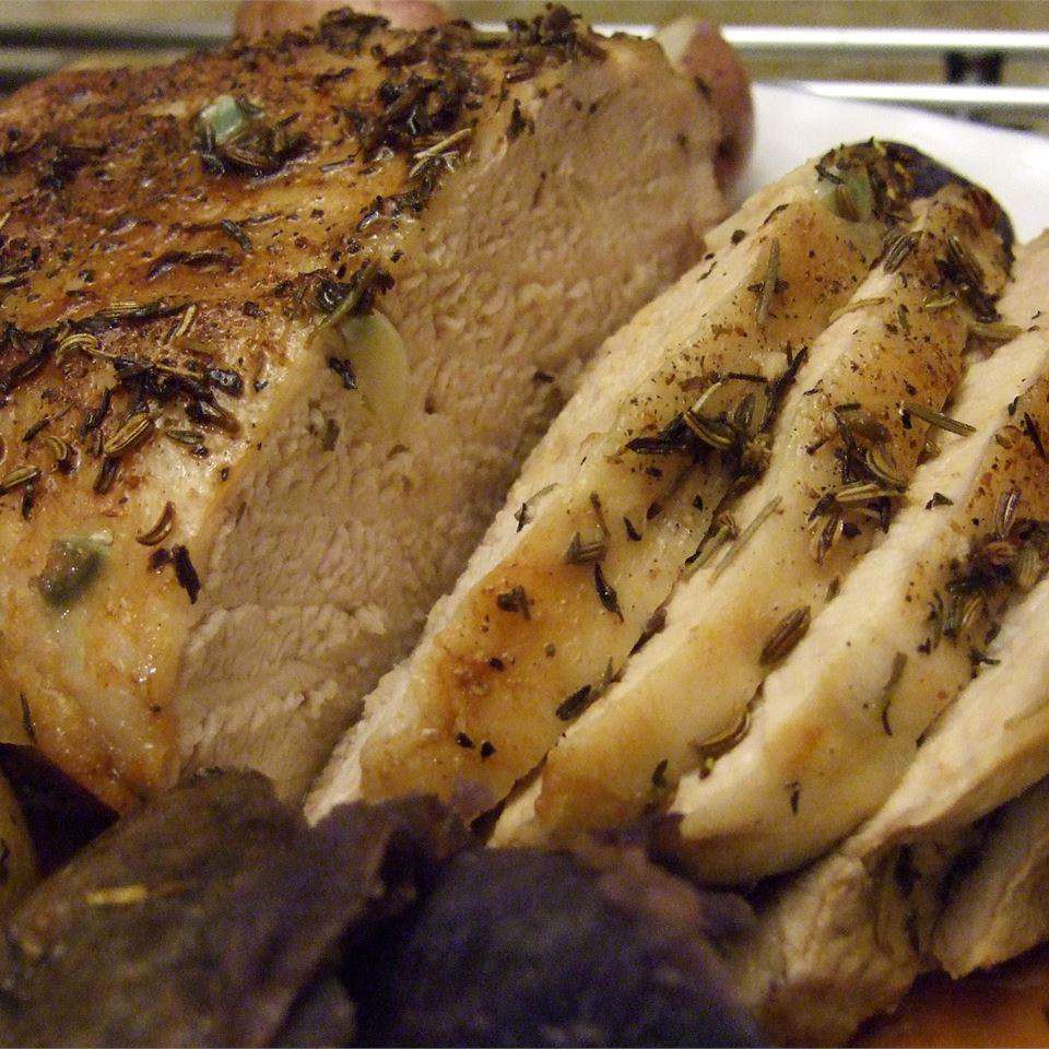 Roast Pork with Thyme and Garlic
