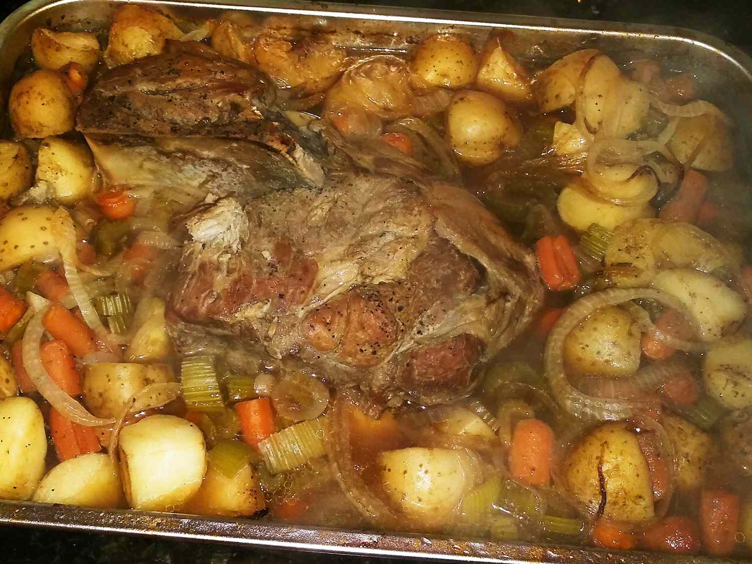 Roast Pork with Vegetables