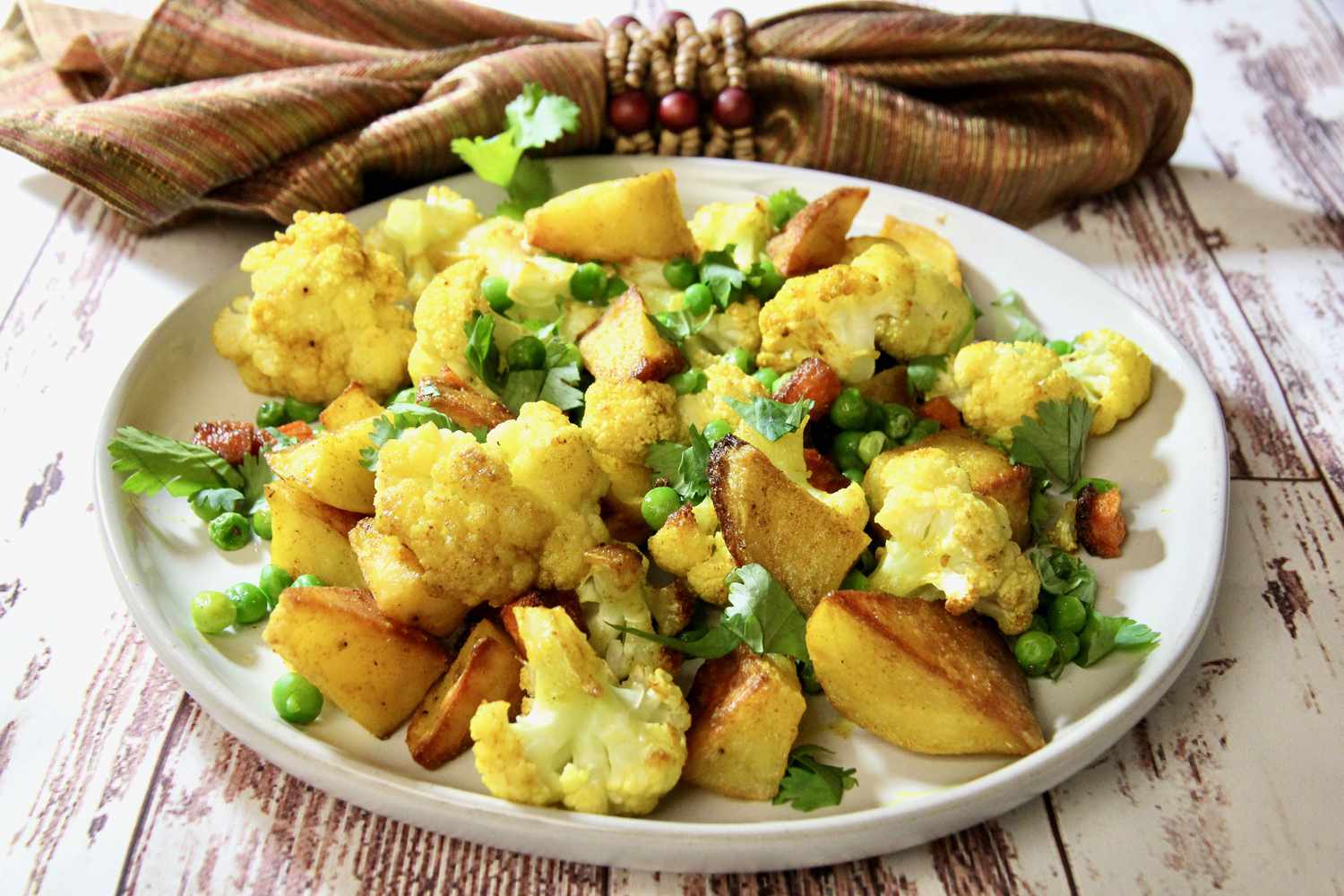 Roasted Aloo Gobi on a Sheet Pan