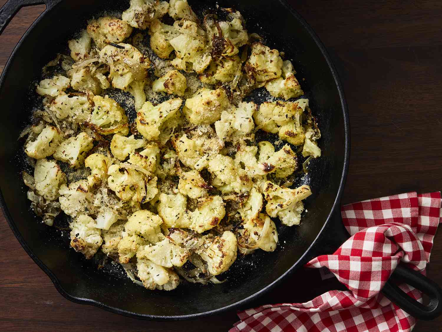 Roasted Cauliflower with Parmesan
