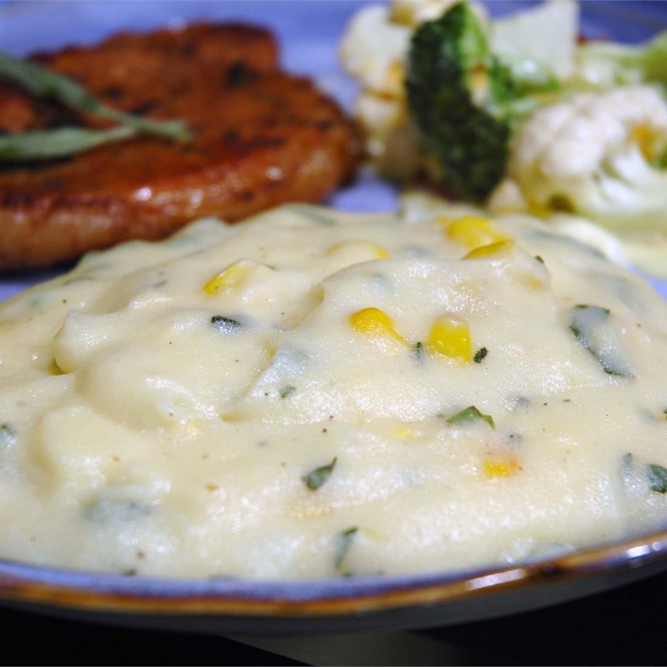 Roasted Corn and Sage Polenta
