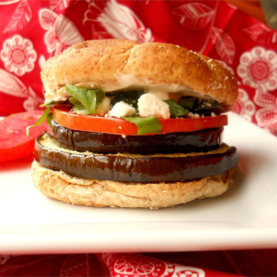 Roasted Eggplant Sandwiches