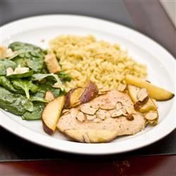 Roasted Moroccan Chicken with Peaches