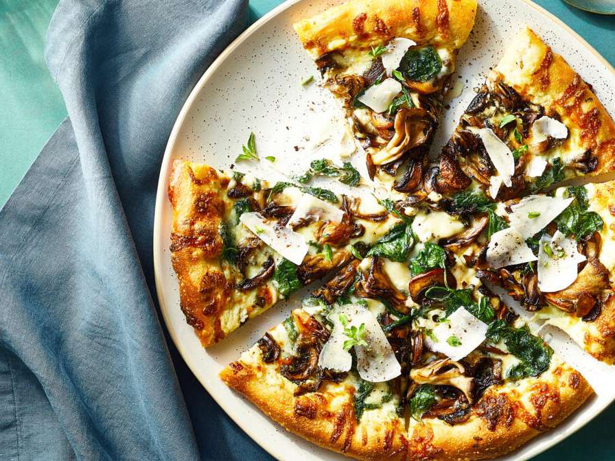 Roasted Mushroom Pizza