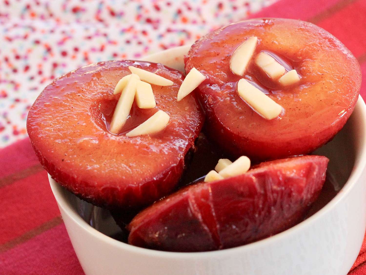 Roasted Plums with Orange Sauce