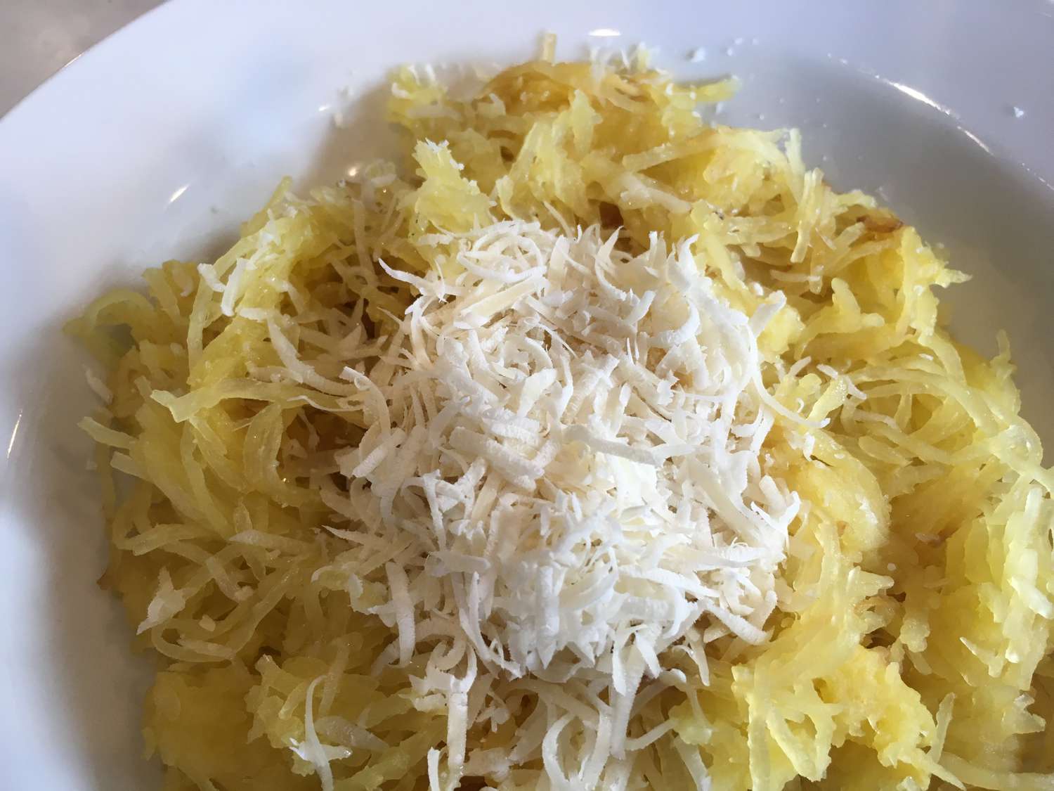 Roasted Spaghetti Squash with Parmesan