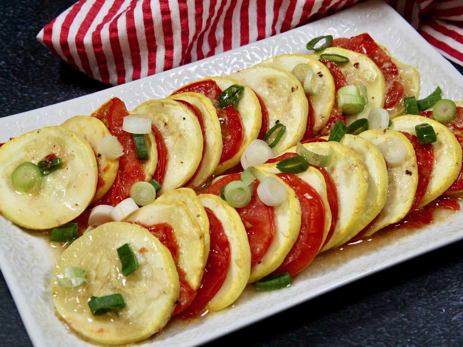 Roasted Squash and Tomatoes