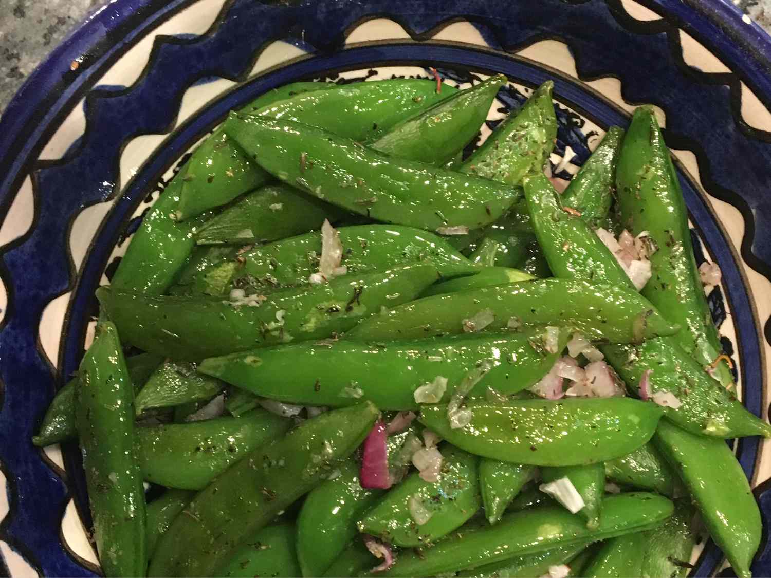 Roasted Sugar Snap Peas