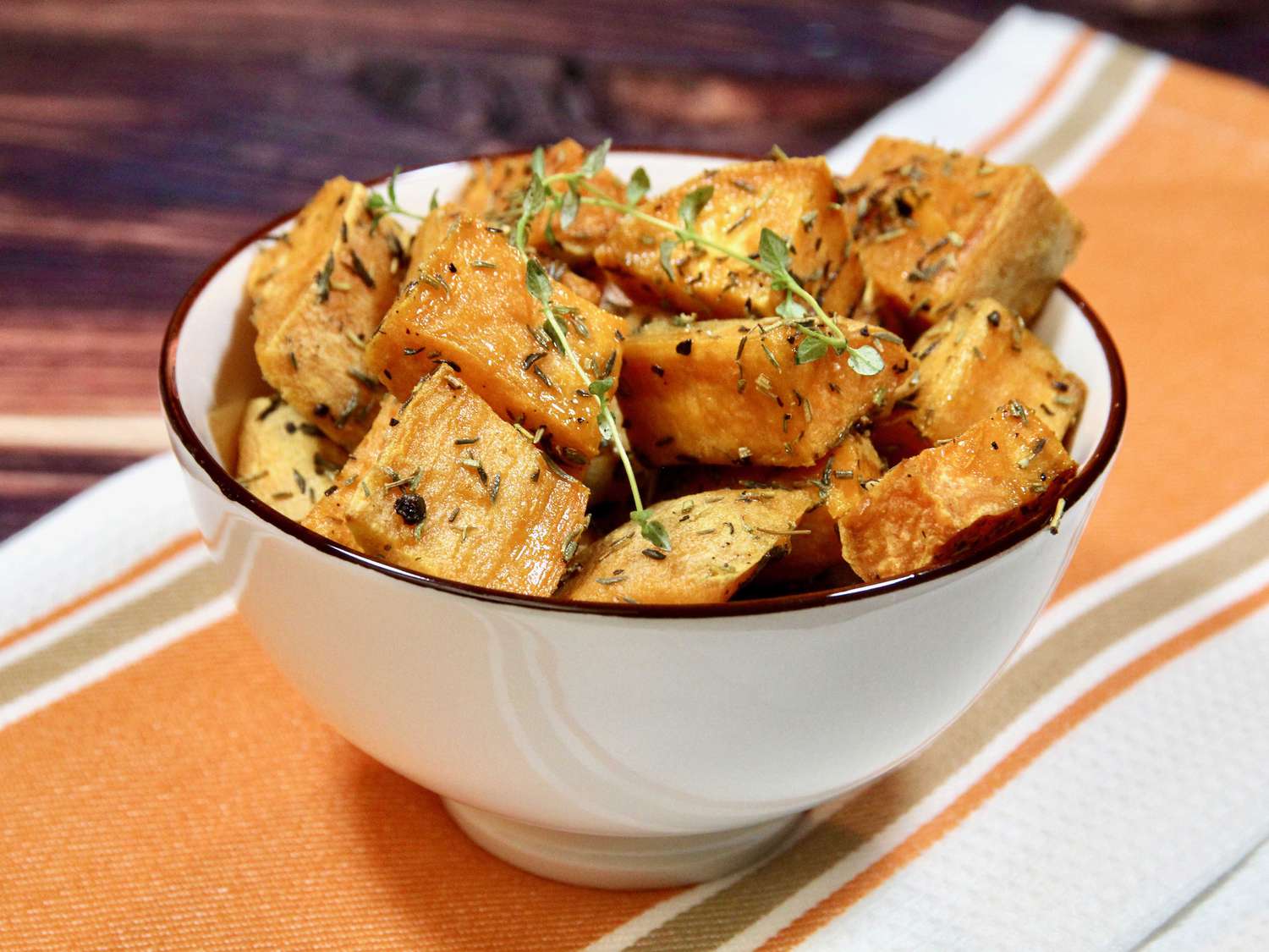 Roasted Sweet Potato Bites