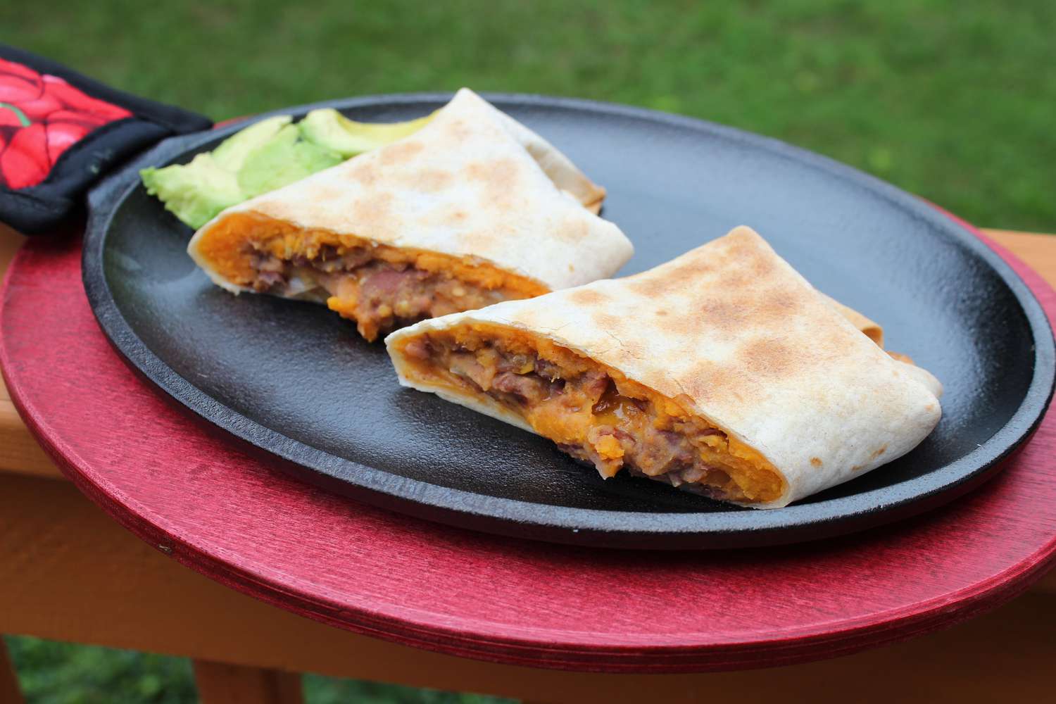 Roasted Sweet Potato Burritos