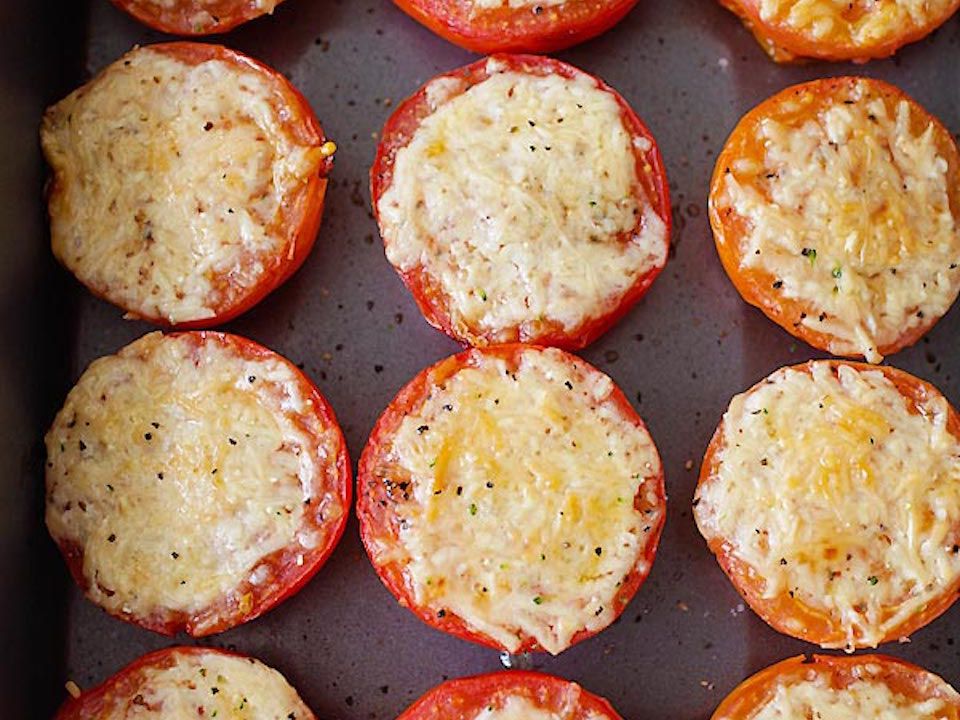 Roasted Tomatoes with Parmesan