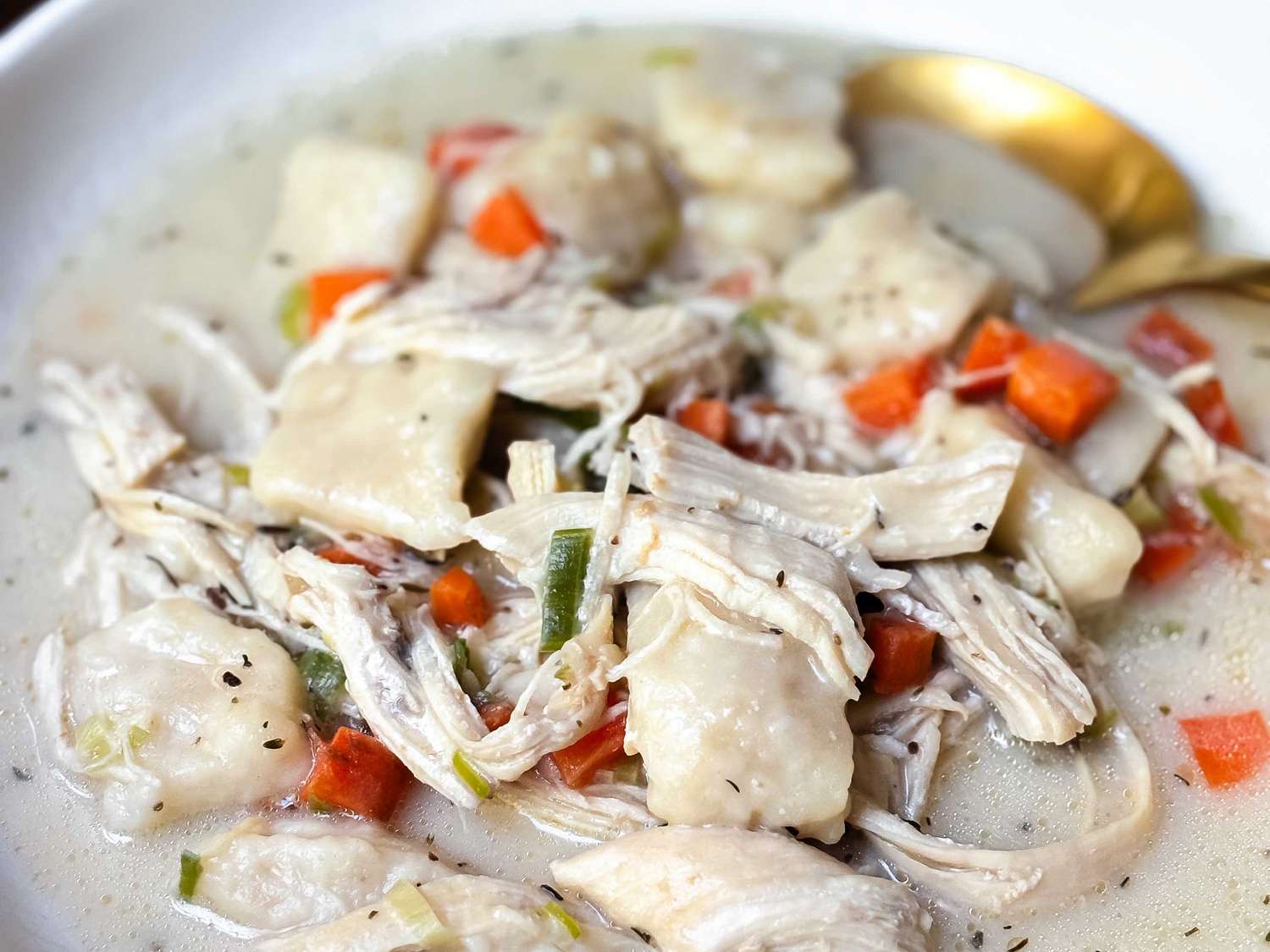 Rolled Dumplings in Savory Broth