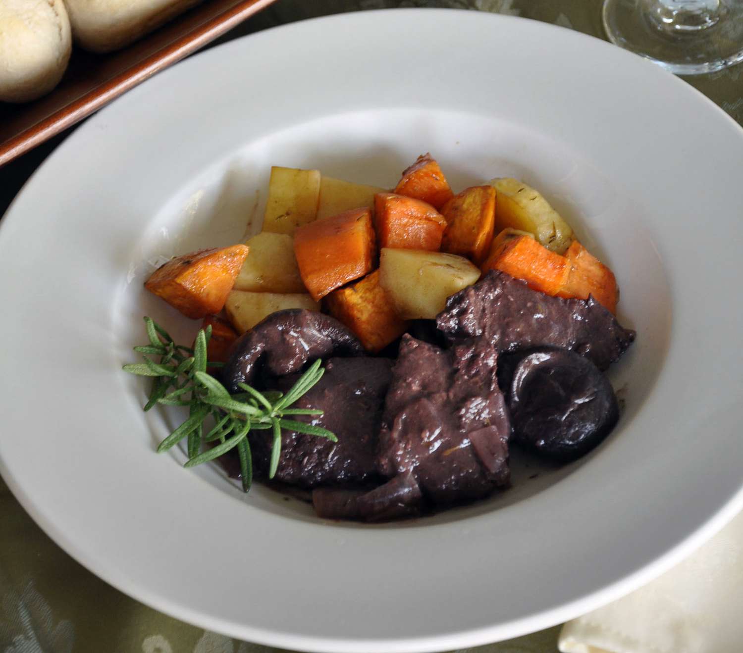 Rosemary and Shiitake Braised Venison