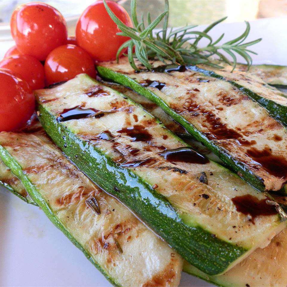 Rosemary Grilled Zucchini