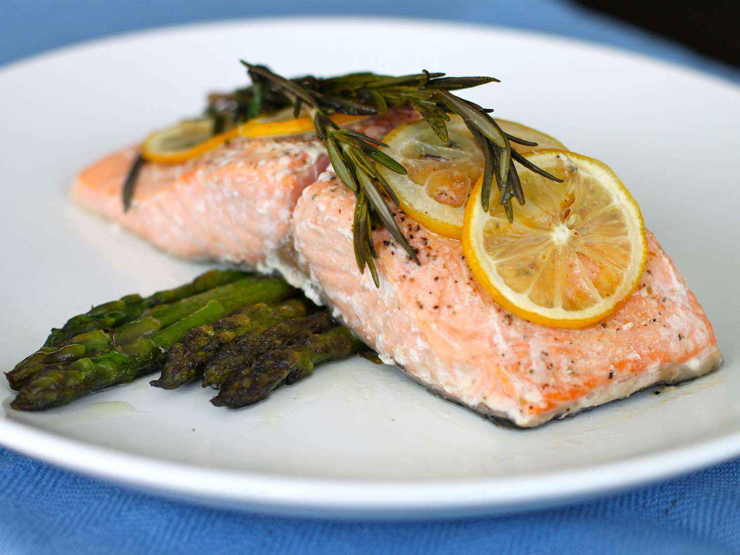 Rosemary Lemon Baked Salmon