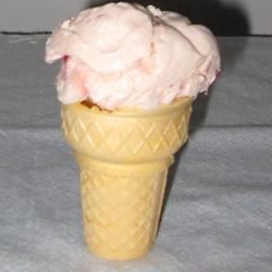 Rosewater Strawberry Ice Cream
