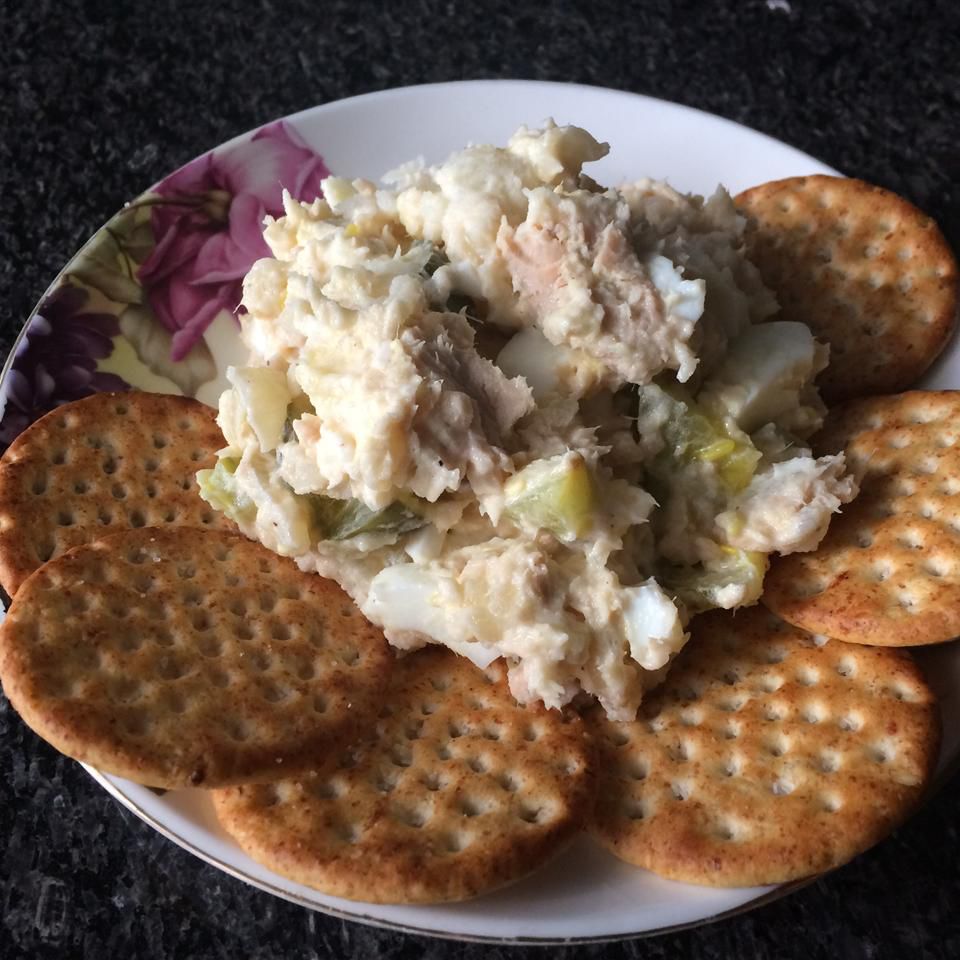 Salmon and Potato Salad Russian Style