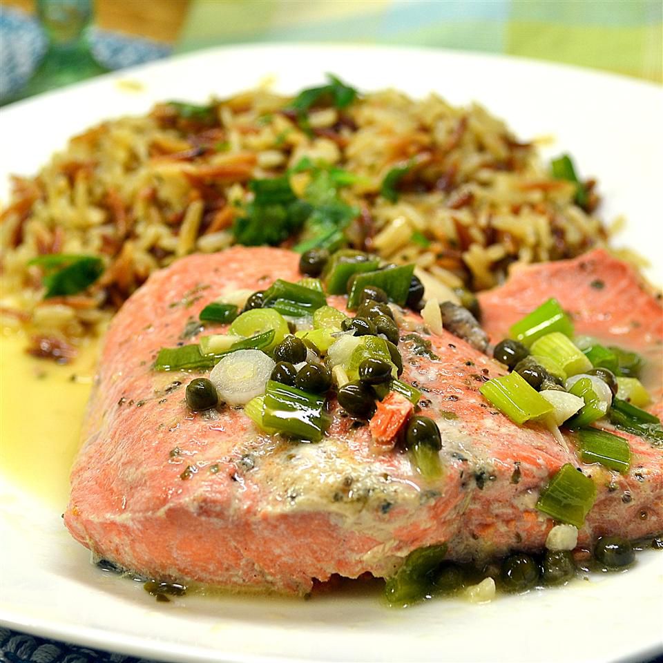 Salmon Piccata with Lemon Butter