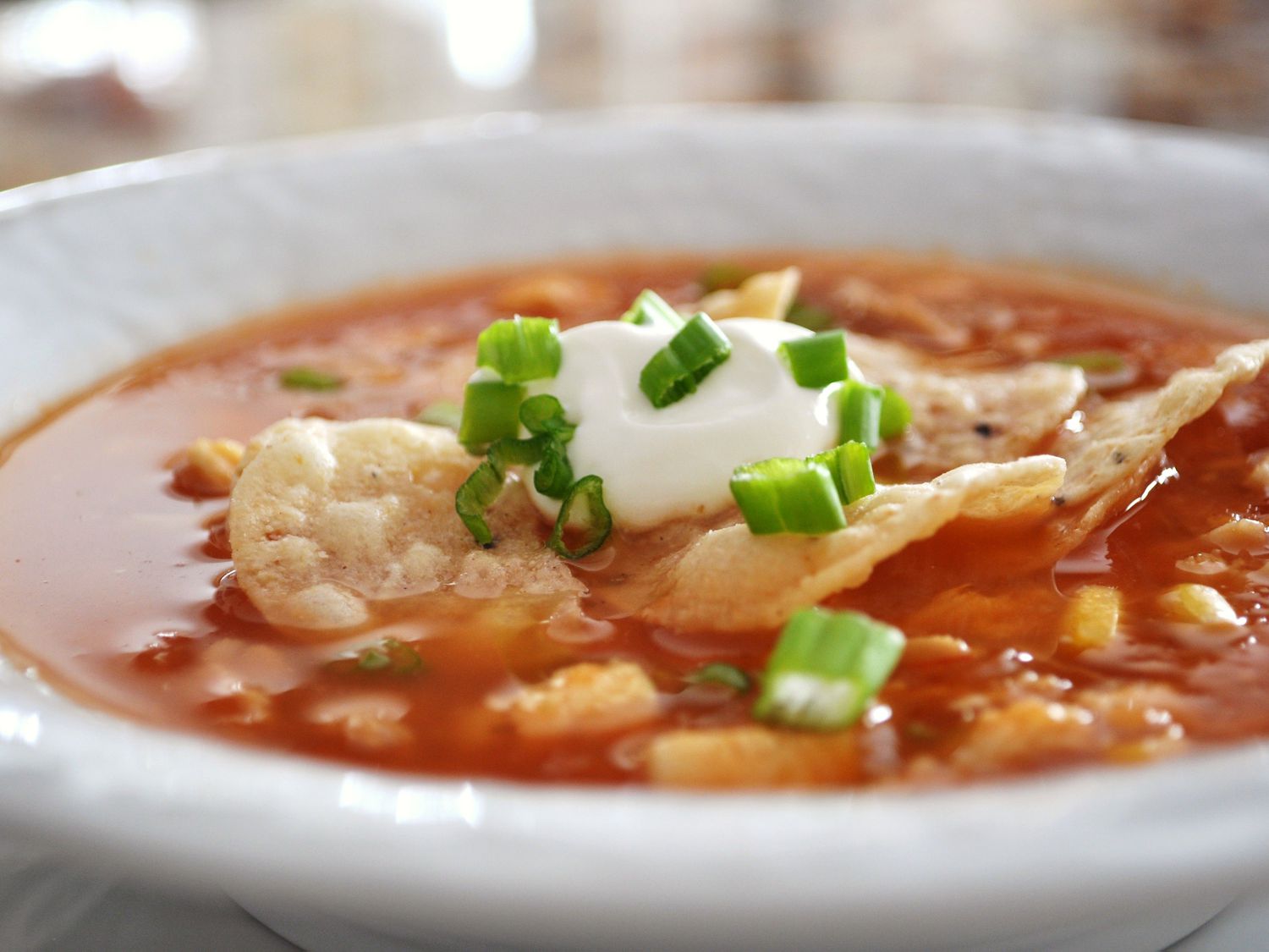 Salsa Chicken Tortilla Soup