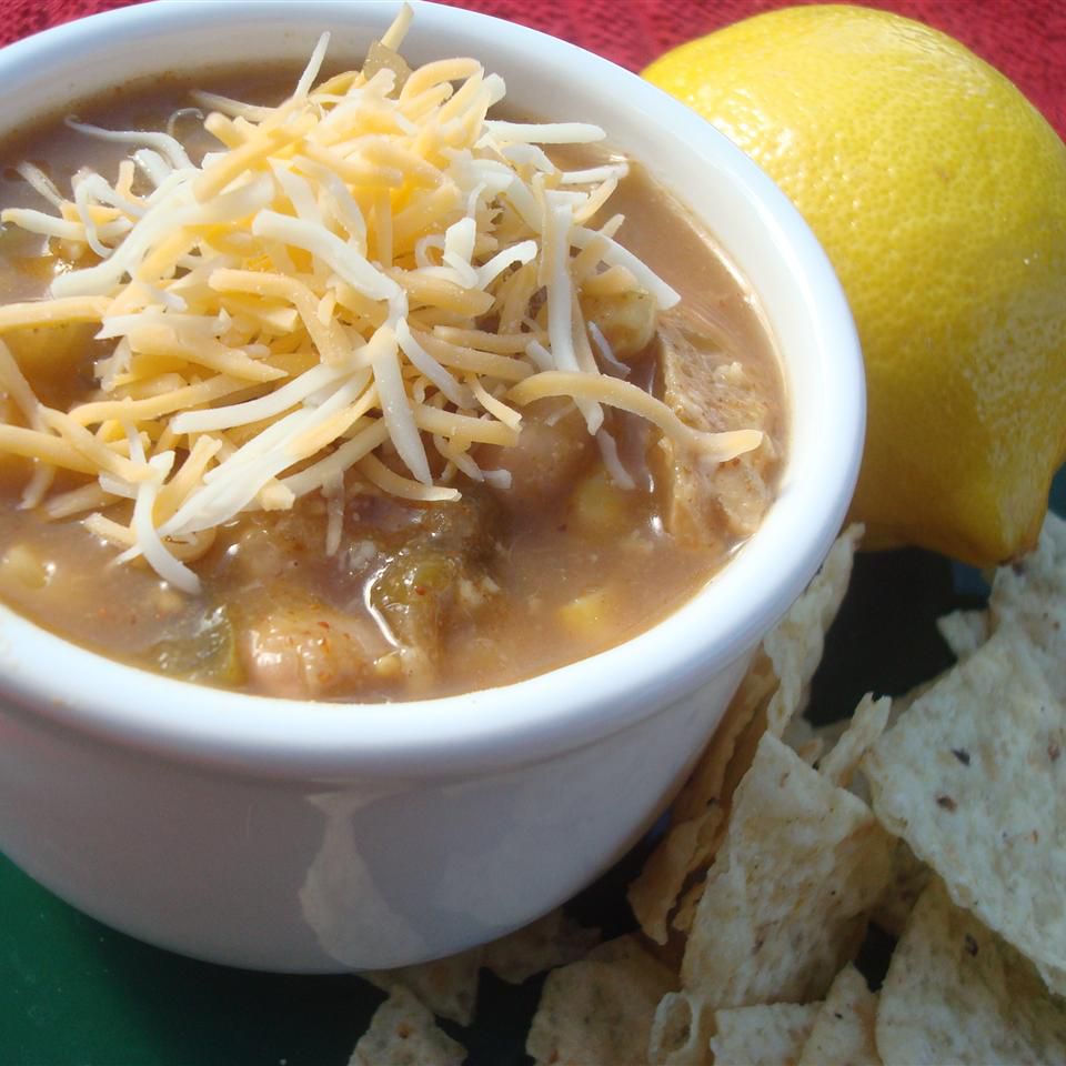 Salsa Verde Chicken Chili
