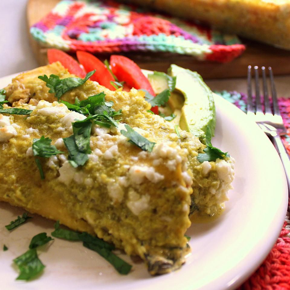 Sarah's Veggie Enchiladas