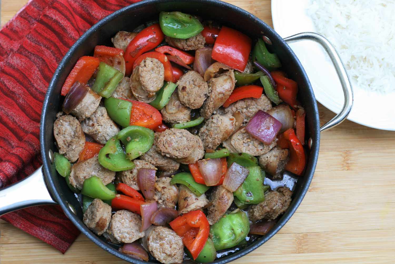 Sausage and Peppers Skillet